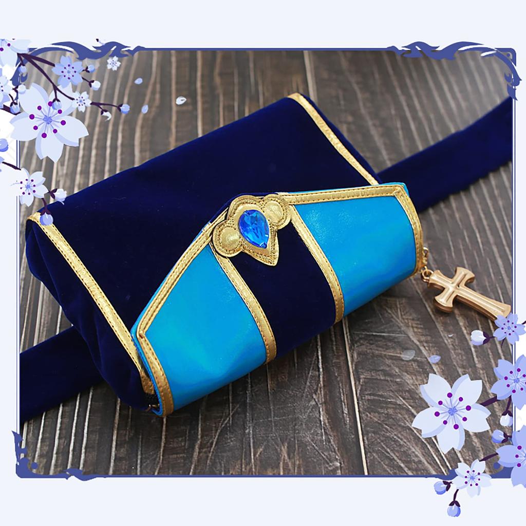 [Milky Time] Genshin Impact Barbara Cosplay Short Sleeve Sailor Uniform with Wig, Halloween