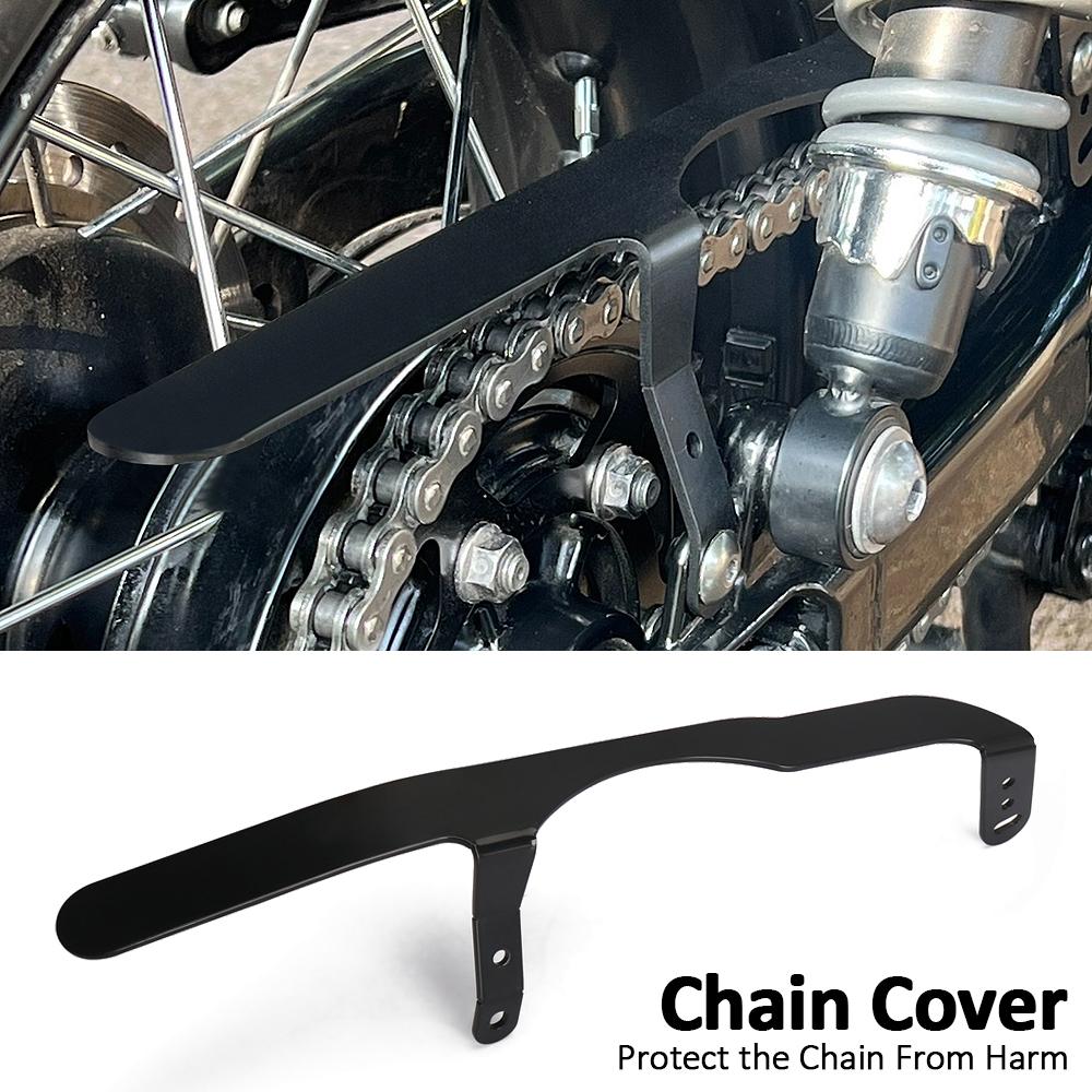 Fit For Bonneville T100 T120 Scrambler Speed Twin 900 1200 Thruxton RS Rear Sprocket Cover Motorcycle Chain Protector Guard