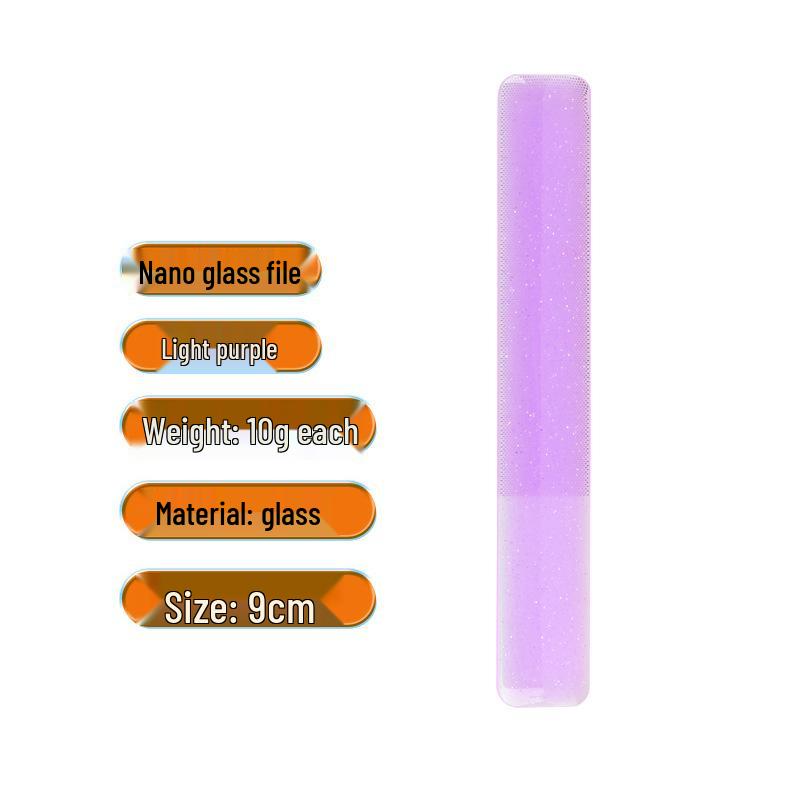 In Stock Glass Nail File - Polishing, Grinding & Shining Tool for Manicures