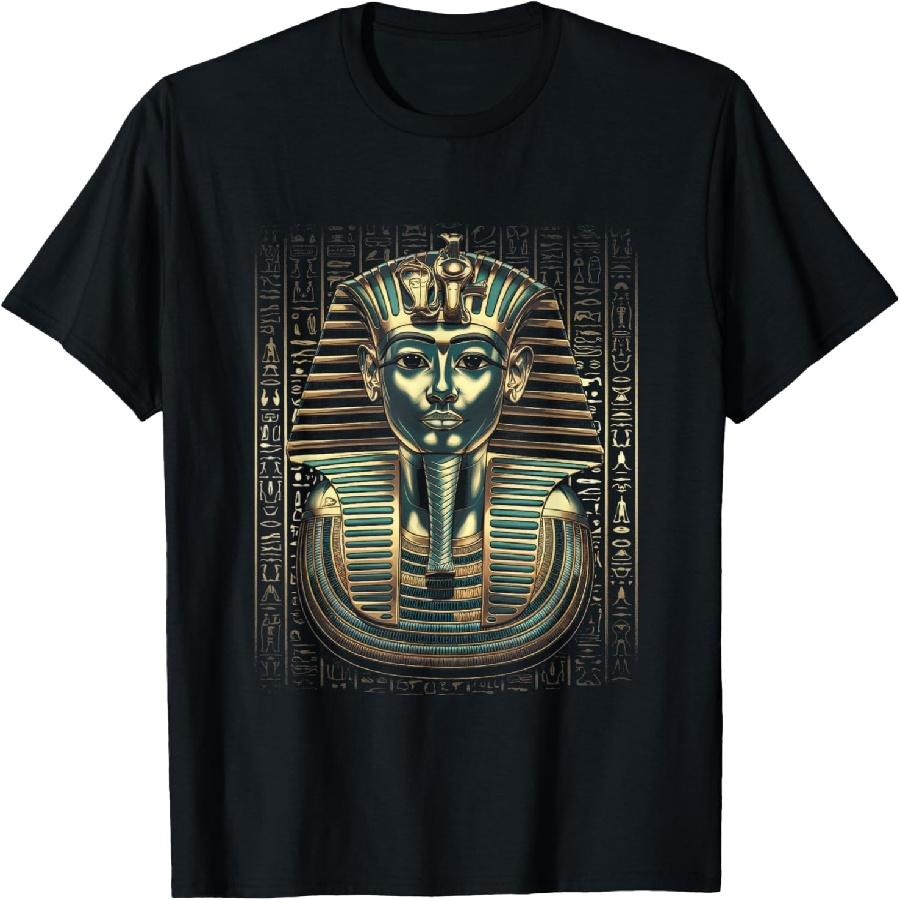 

Ancient Egypt Golden Mask King Tutankhamun T-Shirt(1) XXXXXL чорний