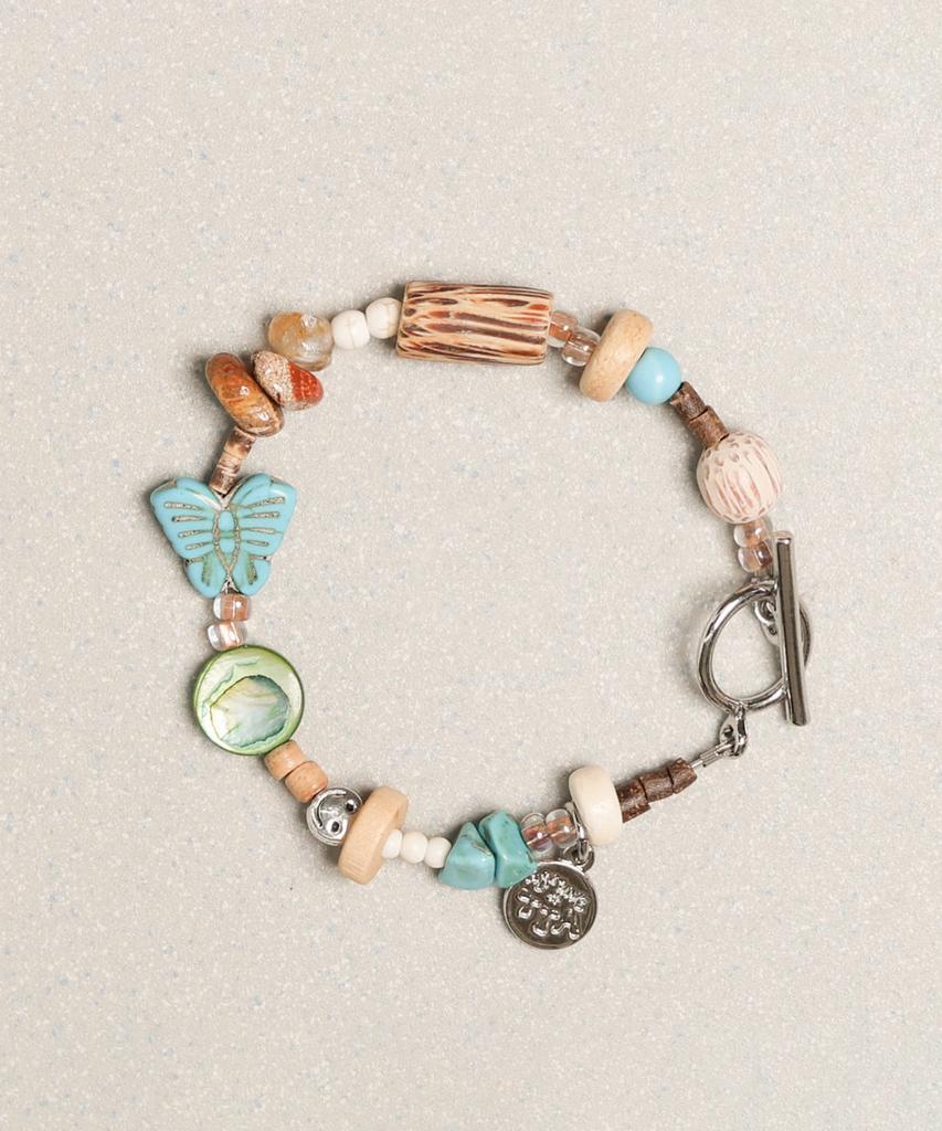 Towtow Archive Butterfly Symbol Bracelet Turquoise