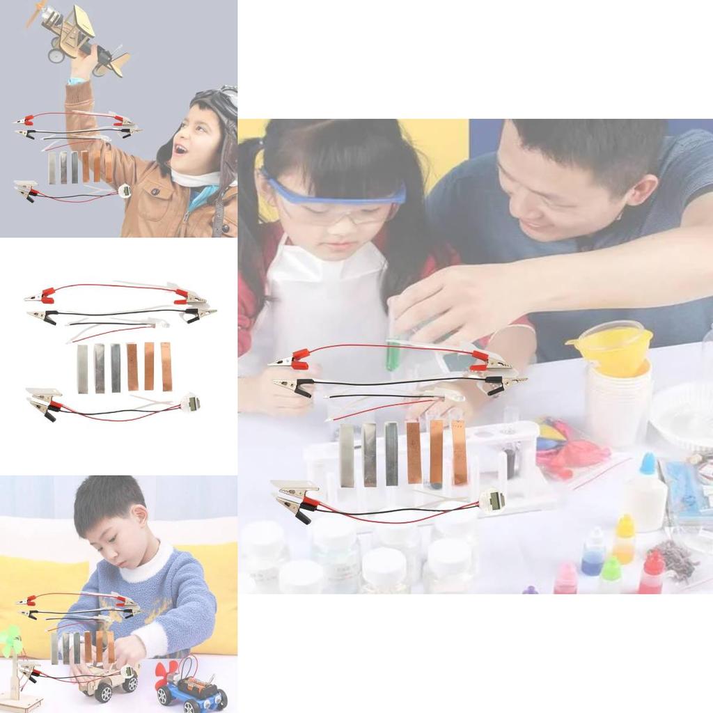 Potet Frukt Elektrisitet Vitenskap Eksperiment Sett Metall Materiale Diy Håndlaget Leketøy