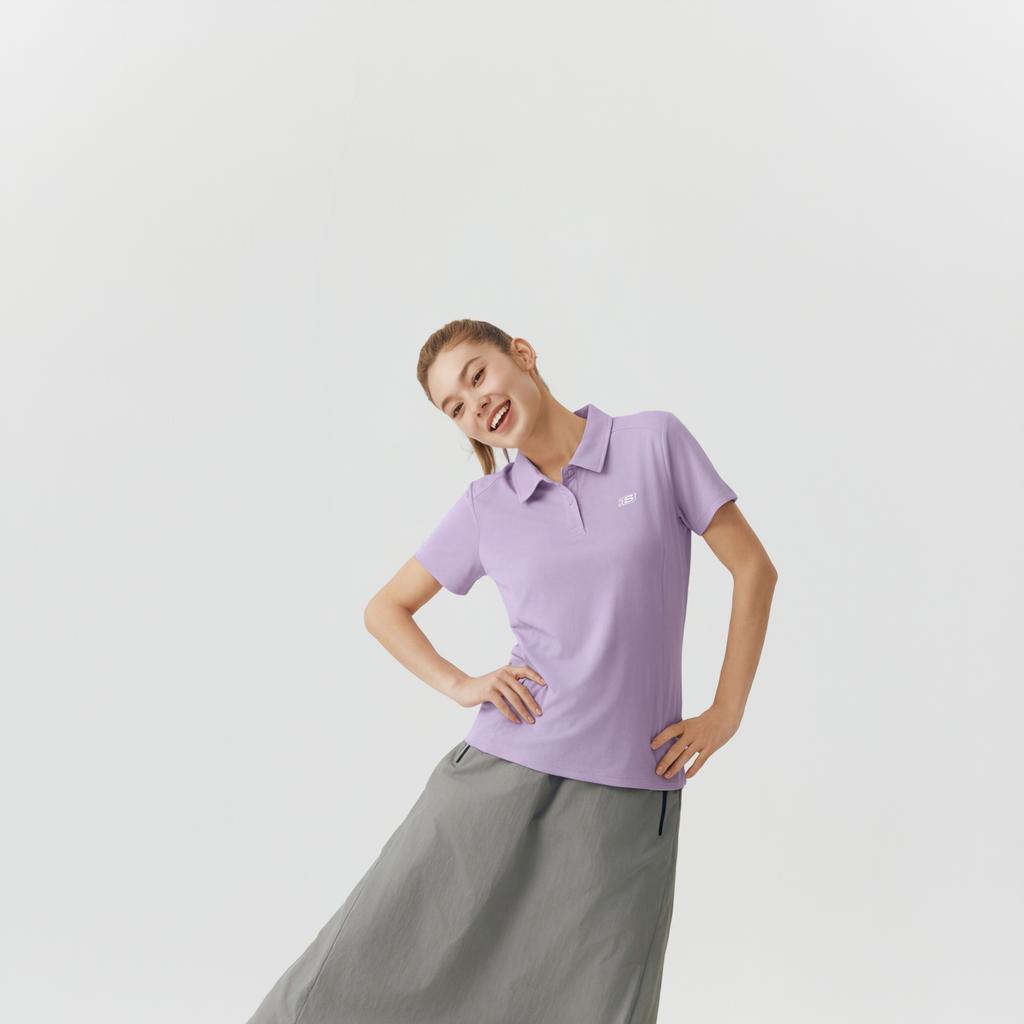 Skechers Short Sleeve Solid Color Medium Thickness Polo Shirt Women Tops L225W157-00KC