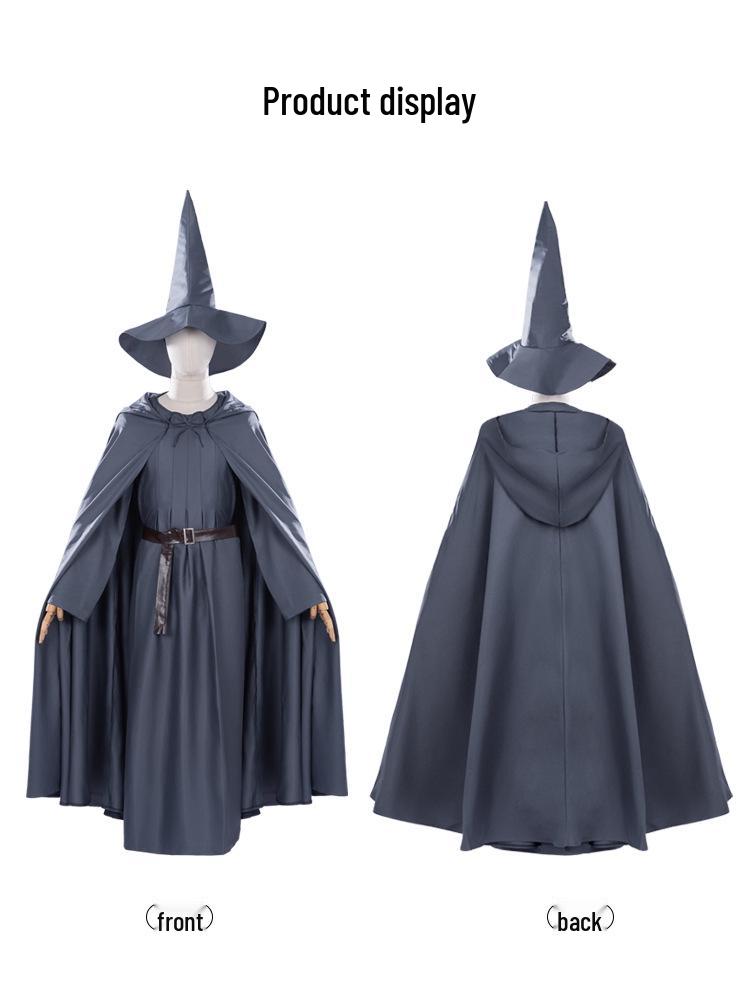 Gandalf The Wizard Cloak Cape for Lord of the Rings & Hobbit Cosplay