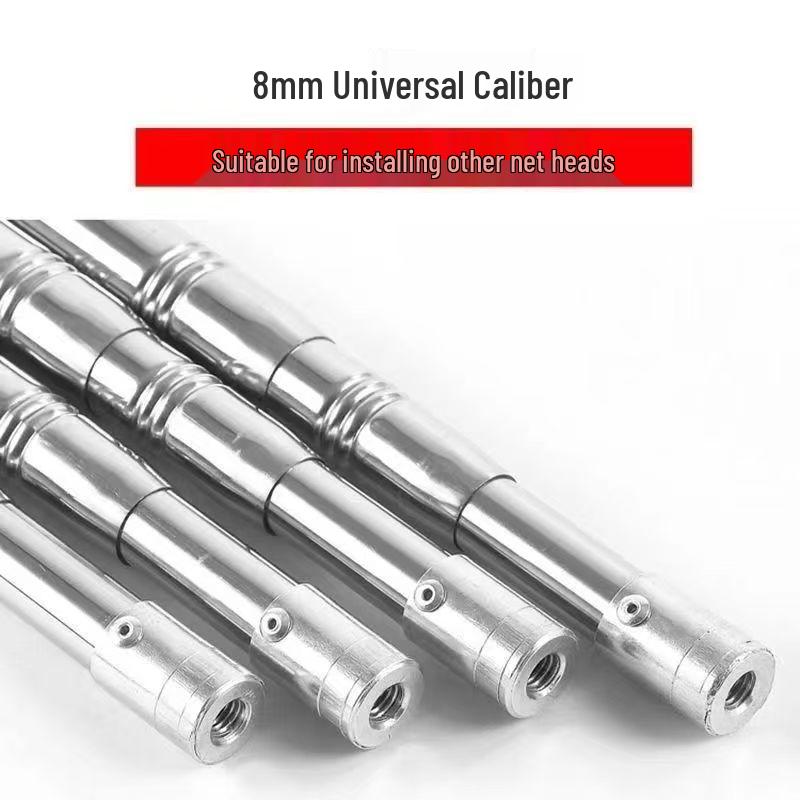 10m Multi-Functional Telescopic Rod & Fishing Net - Super Hard, Thickened Stainless Steel