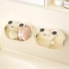 Cosmetic storage box Household wall hanging perforation-free sealing dust proof multi-functional powder puff beauty egg storage