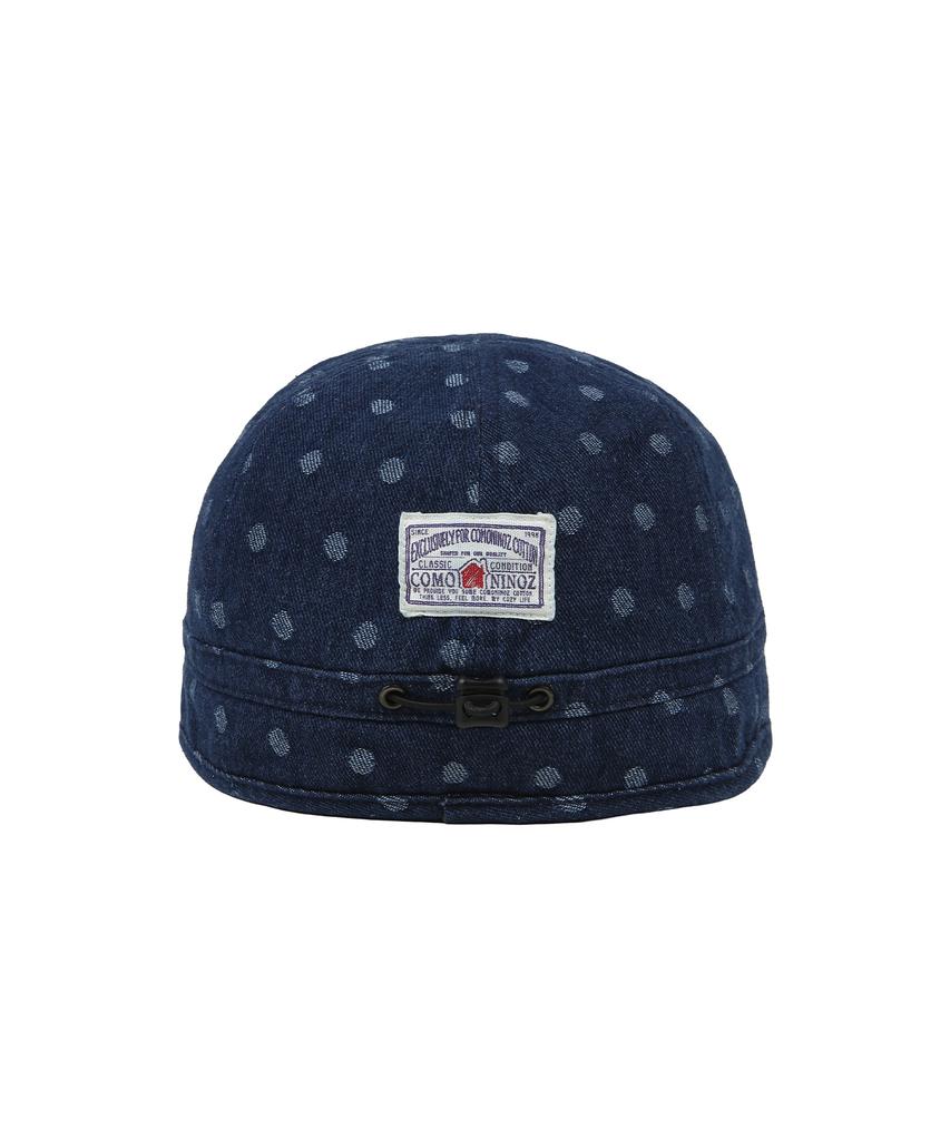 COMONINOZ [Cn]26 Washing Denim Dot Hat [2 Color]