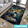 Custom NameJaguars Team Spirit Carpet, Indoor Rug, Chair Rug, Living Rooms, Doormat Made From Polyester Home Decor Birthday Christmas Gifts