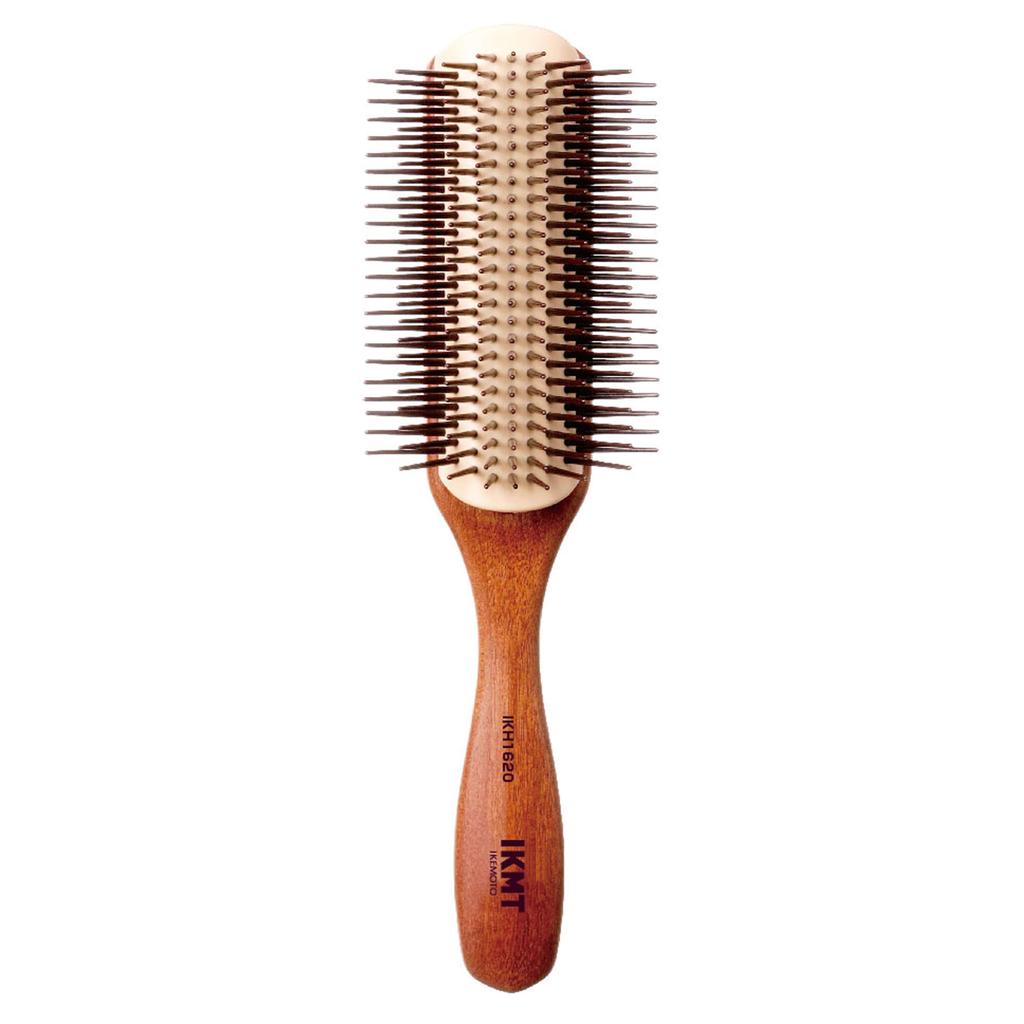 Ikemoto Brush Hair Blow Styling Soft Bristles Made in Japan Brush/IKMT Brush, (S), IKH1620,
