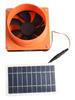 Daylight Operation Color Black 12V Solar Power Fan 4-inch Exhaust Fan Energy-Saving Design Powerful And Efficient