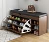 Nordic Wood Shoe Cabinet Home Door Shoe Changing Stool for Living Room Furniture Modern Simple Bench Storage Shoe Rack Organizer