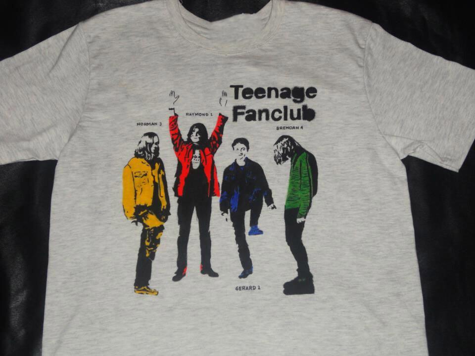 VTG Teenage FanClub Band Short Sleeve Gray All Size Shirt Unisex T-Shirt L