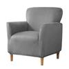 1PC Soft Velvet Club Tub Chair Covers Solid Color Armchair Slipcover for Living Room Elastic All-inclusive Single Sofa Covers