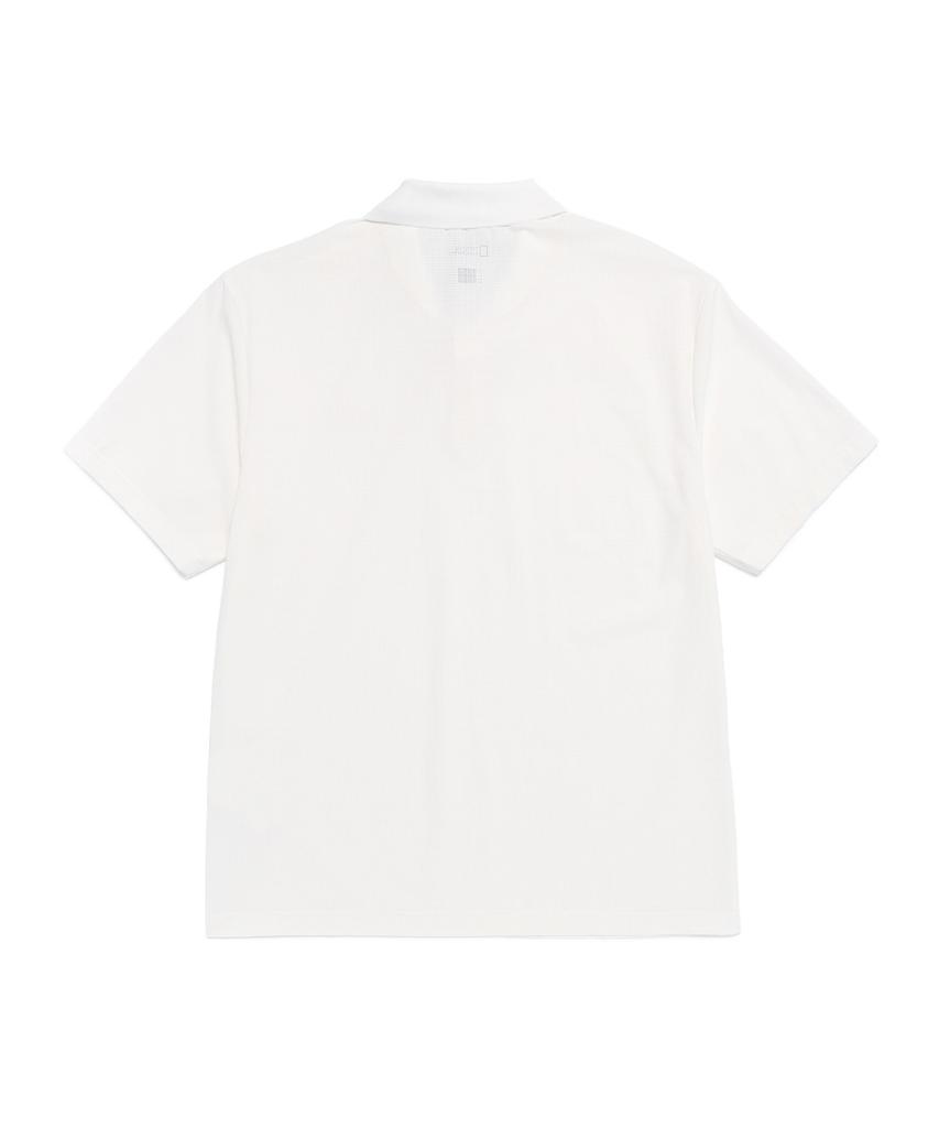 NATIONALGEOGRAPHIC N262Mpl330 Airflow Short Sleeve Collared T-Shirt O/White