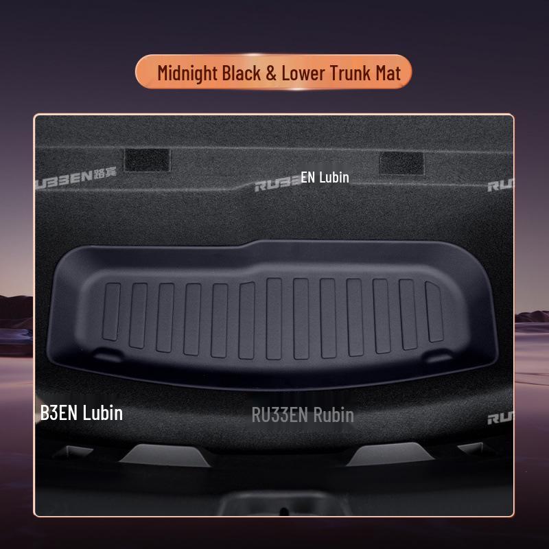 Li Auto L9 Trunk Mat: TPE Semi-Enclosed Tail Box Mat for 25 Models - Car Accessory L90