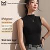 Mao Ren Women's Thermal Wool Blend High-Neck Undershirt Vest