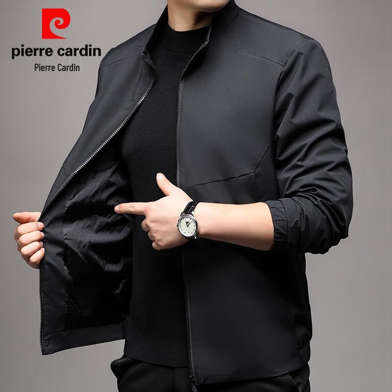 Pierre Cardin Men's Stand-up Collar Casual Jacket