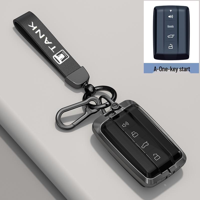 Tank 300 Key Cover Set: New Shell and Buckle Wrap for Wey Tank 300 Keys