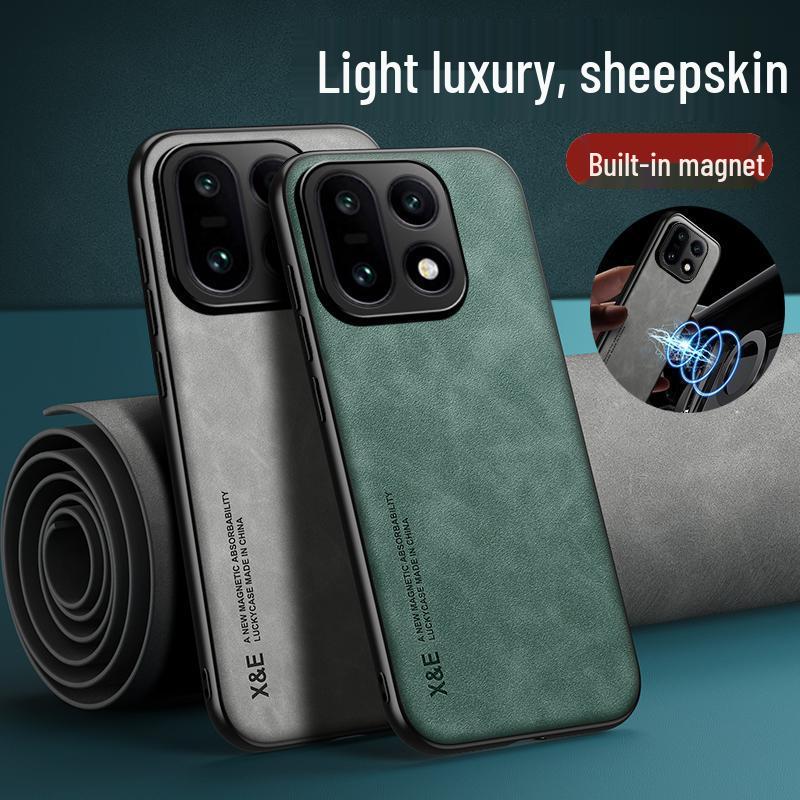 OnePlus 15 Lambskin Magnetic Case - Thin, Lightweight, Business Protective Cover