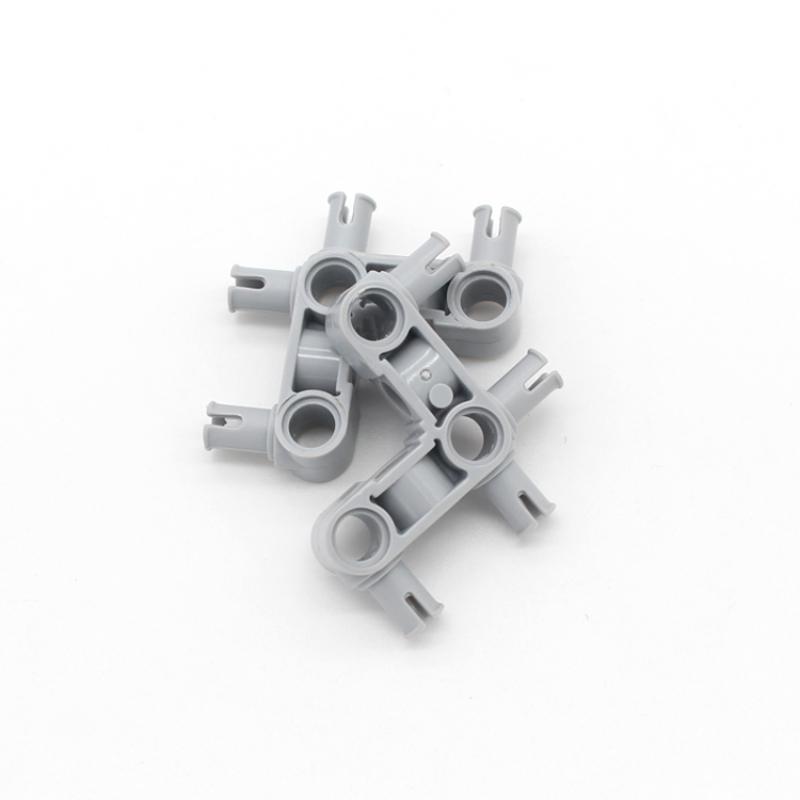 30pcs 55615 Connector Perpendicular 3x3 Bent 4 Pins Bricks Building Blocks Mechanical Accessories