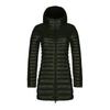 Autumn and winter light down jacket women's hooded medium and long thin slim portable jacket warm winter clothing
