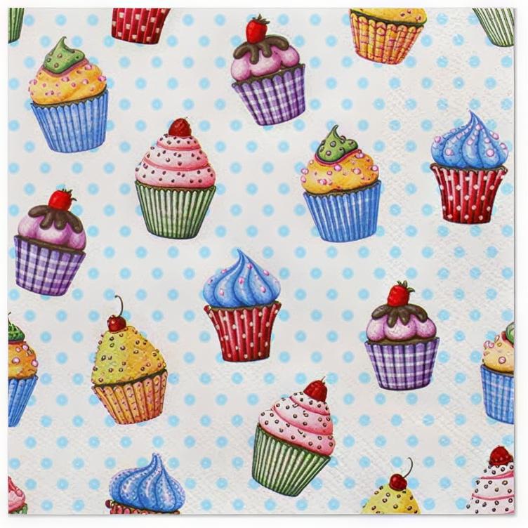 3-Layer Napkins "Fun" 1/4 33 X 33 20 Pcs