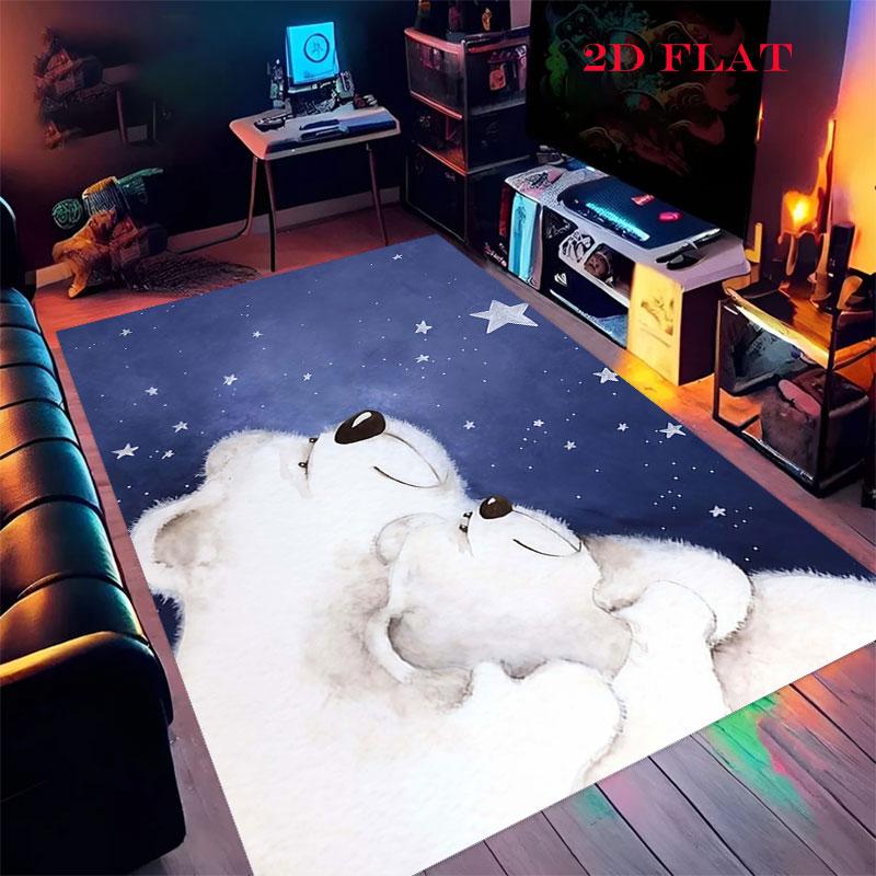 Bamse Carpet Rug for Living Room Bedroom Home Sofa Decoration,Kids Play Nonslip Floor Mat