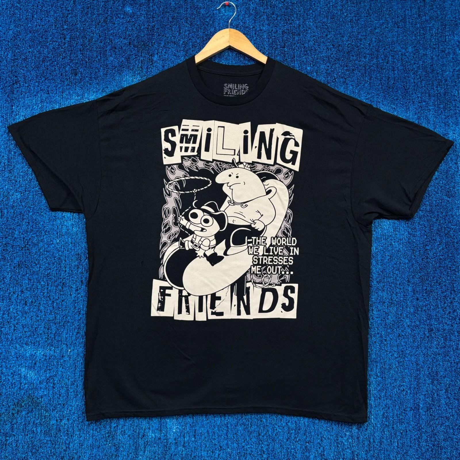 Smiling Friends Graphic T-Shirt Size 2X Unisex T-Shirt XL