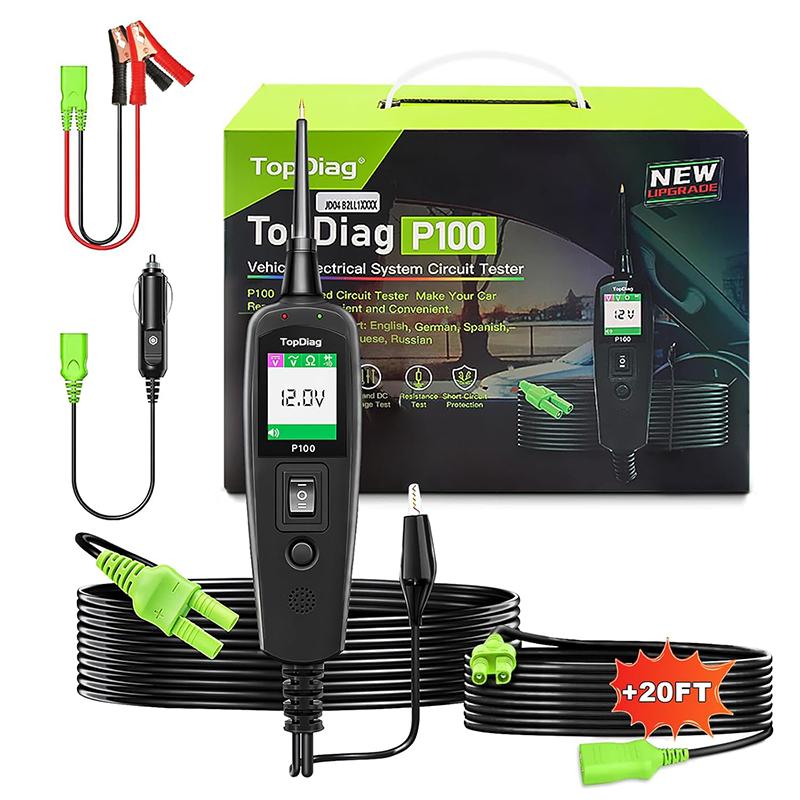 

JDiag P100 Circuit Tester Automotive, Power Circuit Probe Tester, Test Light Automotive, Car Fuse Tester, Car Diagnostic Tool P100