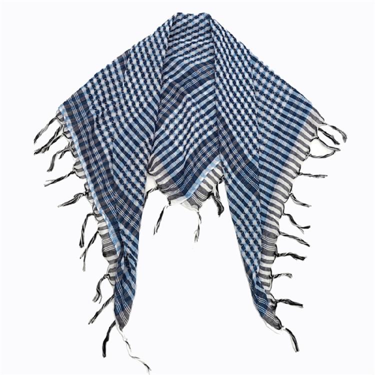 Stilvolles Unisex Arabisches Kopftuch in der Größe 100x100cm Vielseitiges Nackentuch Sonnenschutz-Accessoire mit Quasten