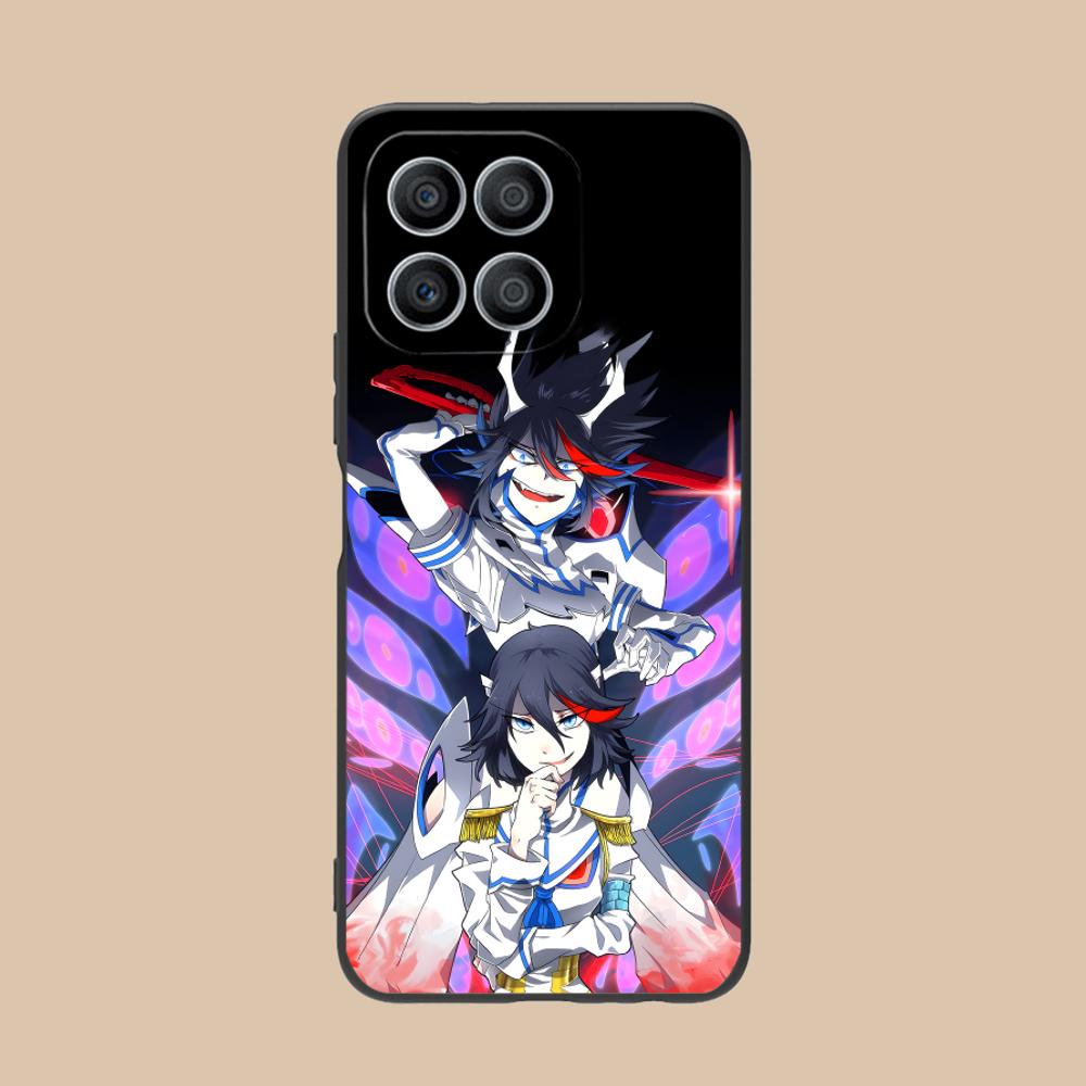 La Kill Ryuko Matoi Phone Case for Honor 90 80 70 60 50 30 20 10 9 8 7 Pro S SE Lite 5G Black Smartphone Cellphones Cover