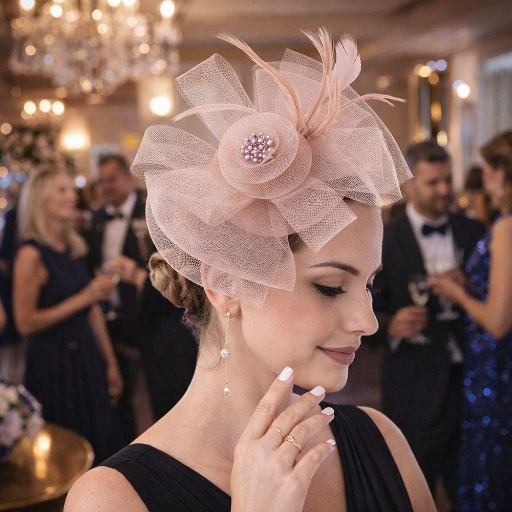 Bridal Hair Band Tea Party Derby Hat New Hair Accessories  Women