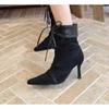 New Style Modern Boots Patent Leather Designer Brand Luxury Winter Ankel Boots Bow Wedding Party Dress Gladiator Women Shoes