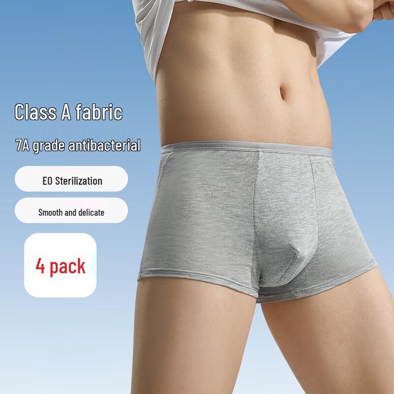 JD Collection Men's Disposable Boxer Briefs - 4 Pack