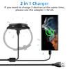 2-in-1 for Garmin Fenix 5 Plus Pro 5s Instinct E 3 2  2S USB Smartwatch & Smartphone Charger Replacement Charger Charging Cable