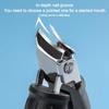Large Opening Nail Clipper Slant Edge Nail Trimmers New Nail Pliers  Household Manicure Tools