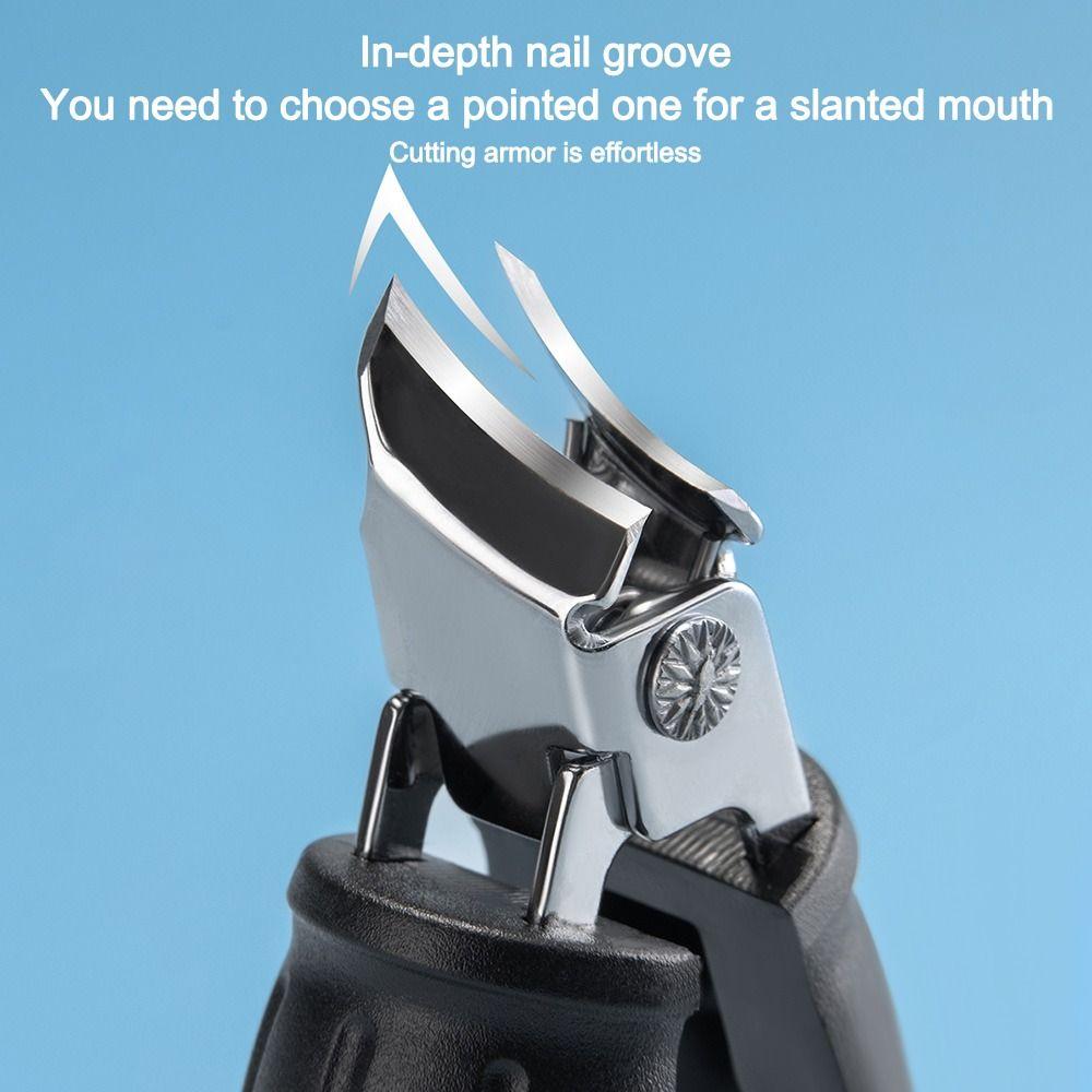 Large Opening Nail Clipper Slant Edge Nail Trimmers New Nail Pliers  Household Manicure Tools