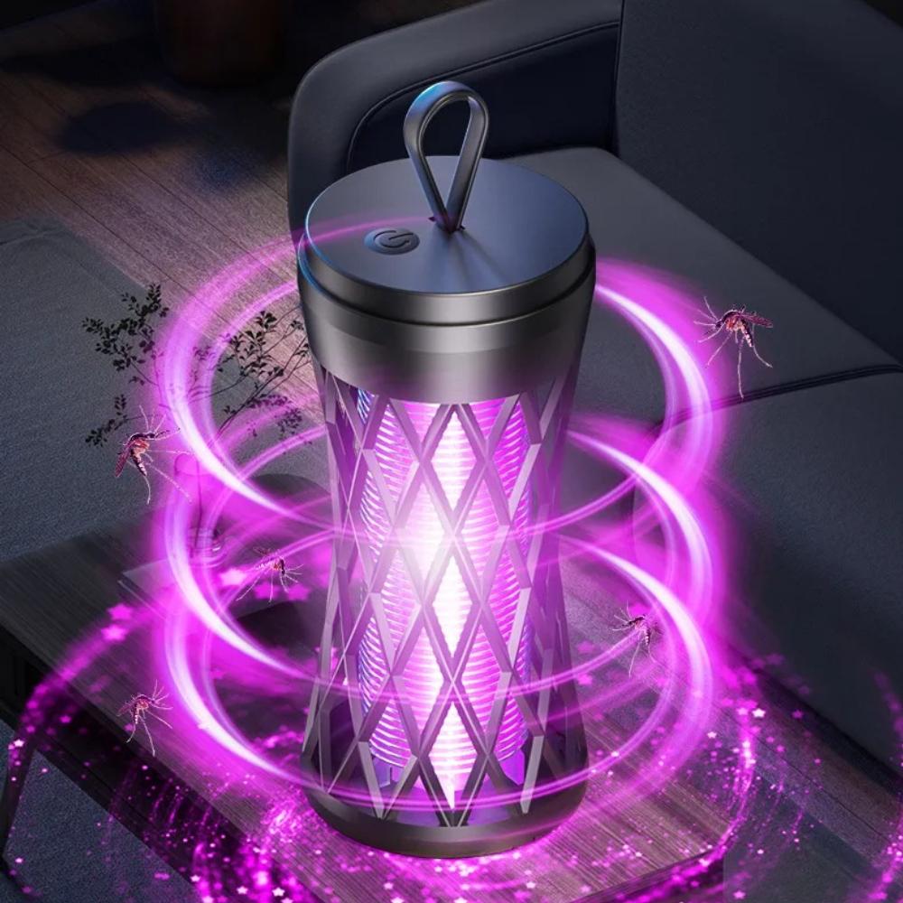 Electric Shock Mosquito Killer Lamp Outdoor Atmosphere Light Mosquito Repellent Safe Efficient Home Mosquito Zapper Household