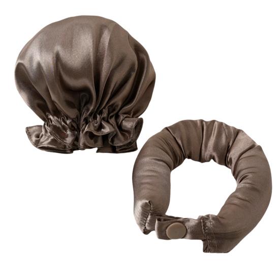No Heat Hair Curling Rod Headband Satin Bonnet Women Overnight Sleeping Silk Hair Curler Long Hair Curls Roller Styling Tool