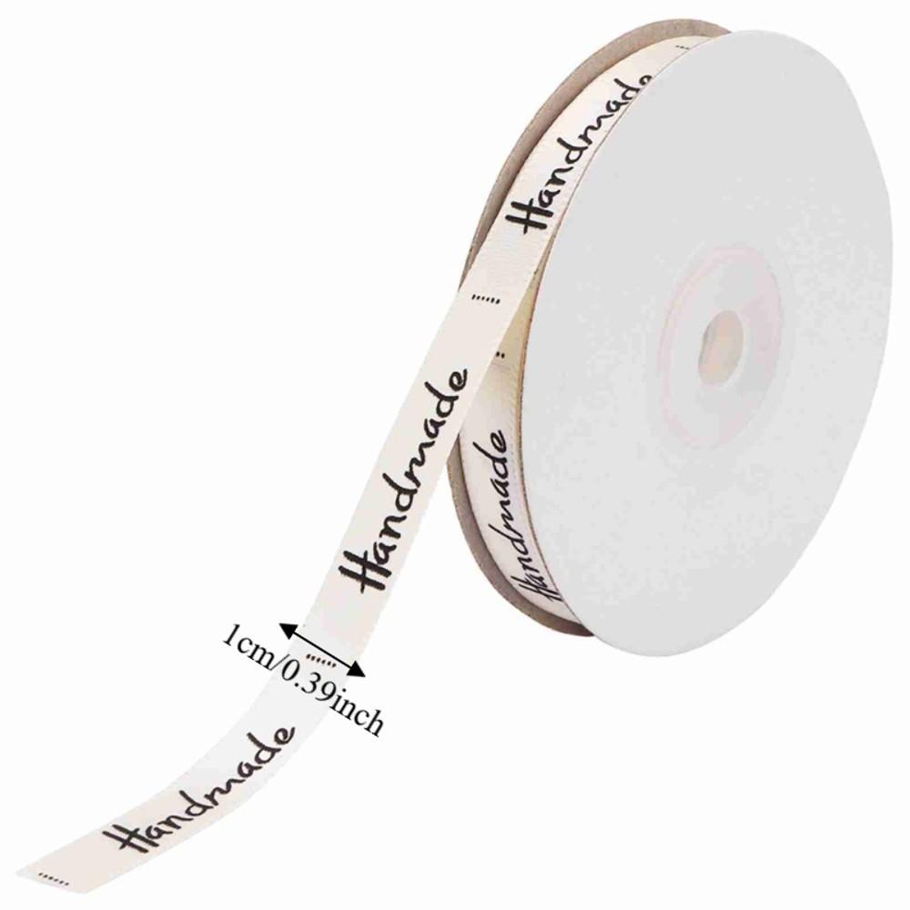 1PCS 20 Yards Handmade Ribbon Natural Ribbon Satin Ribbon Gift Packaging Ribbon Home Decoration