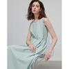 Chuyu V-Ausschnitt Ärmelloses Maxikleid aus Lyocell-Mischgewebe