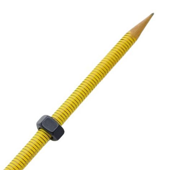 1/2/3/5/10Pcs Nut Decompression Pen Stress Relief Threaded Wooden Pencil Students School Work Anxiety Relief Silent Calming Rotating Nut Fidget Pencil
