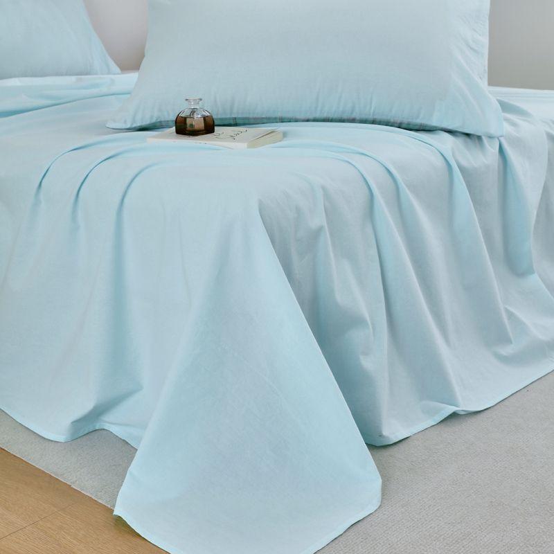 New Cream Style Bed Sheet, Soft Skin-friendly Minimalist Fresh Bedding for Single & Double Dormitory