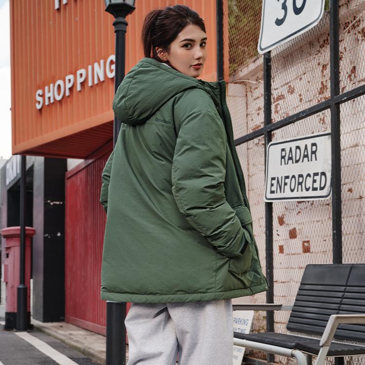 Reebok Classic Retro Loose Mid-Length Down Jacket Unisex Jackets 23FRC277UGL6