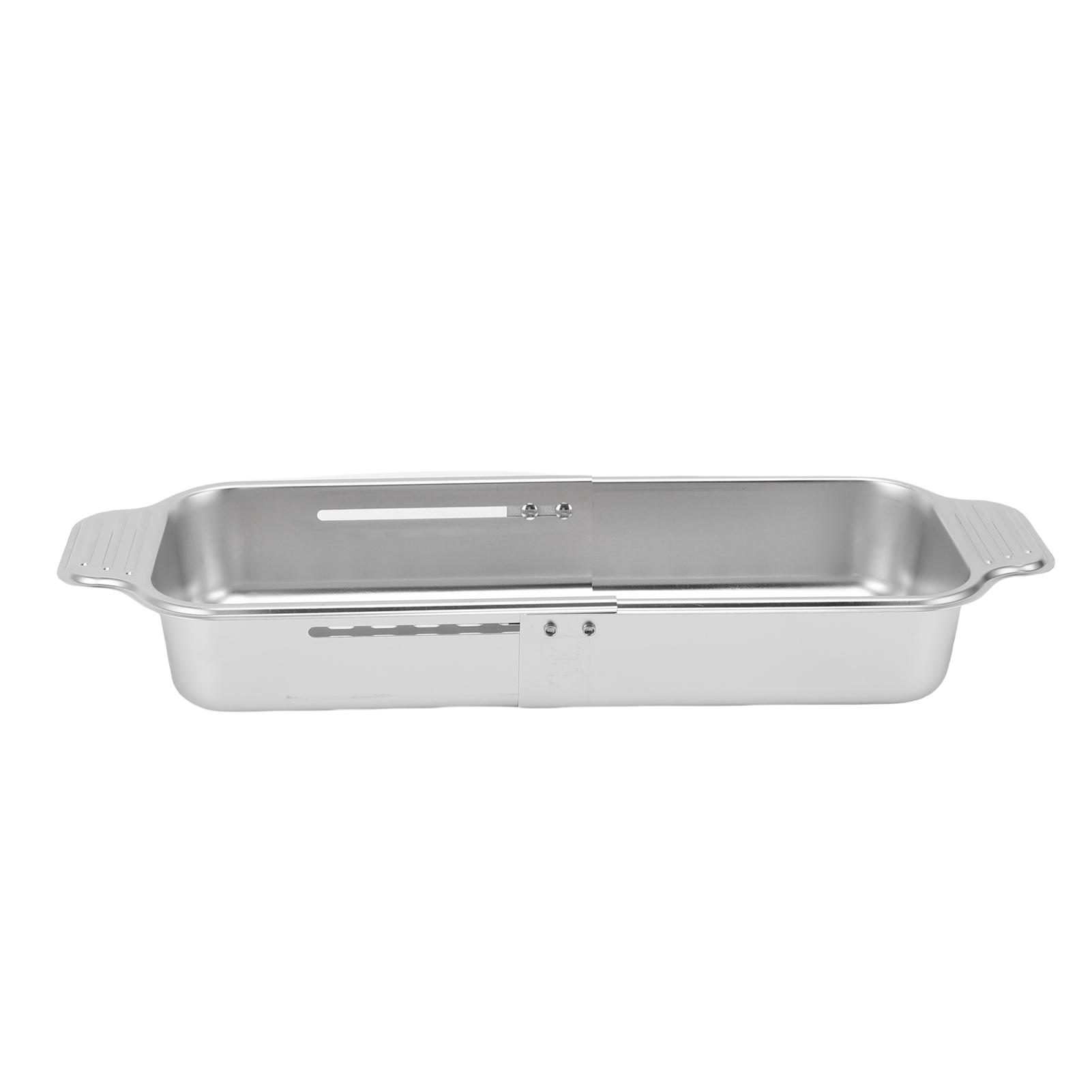Over The Sink Strainer Extendable 304 Stainless Steel Over The Sink Colander for Kichen Washing Vegetables Fruits