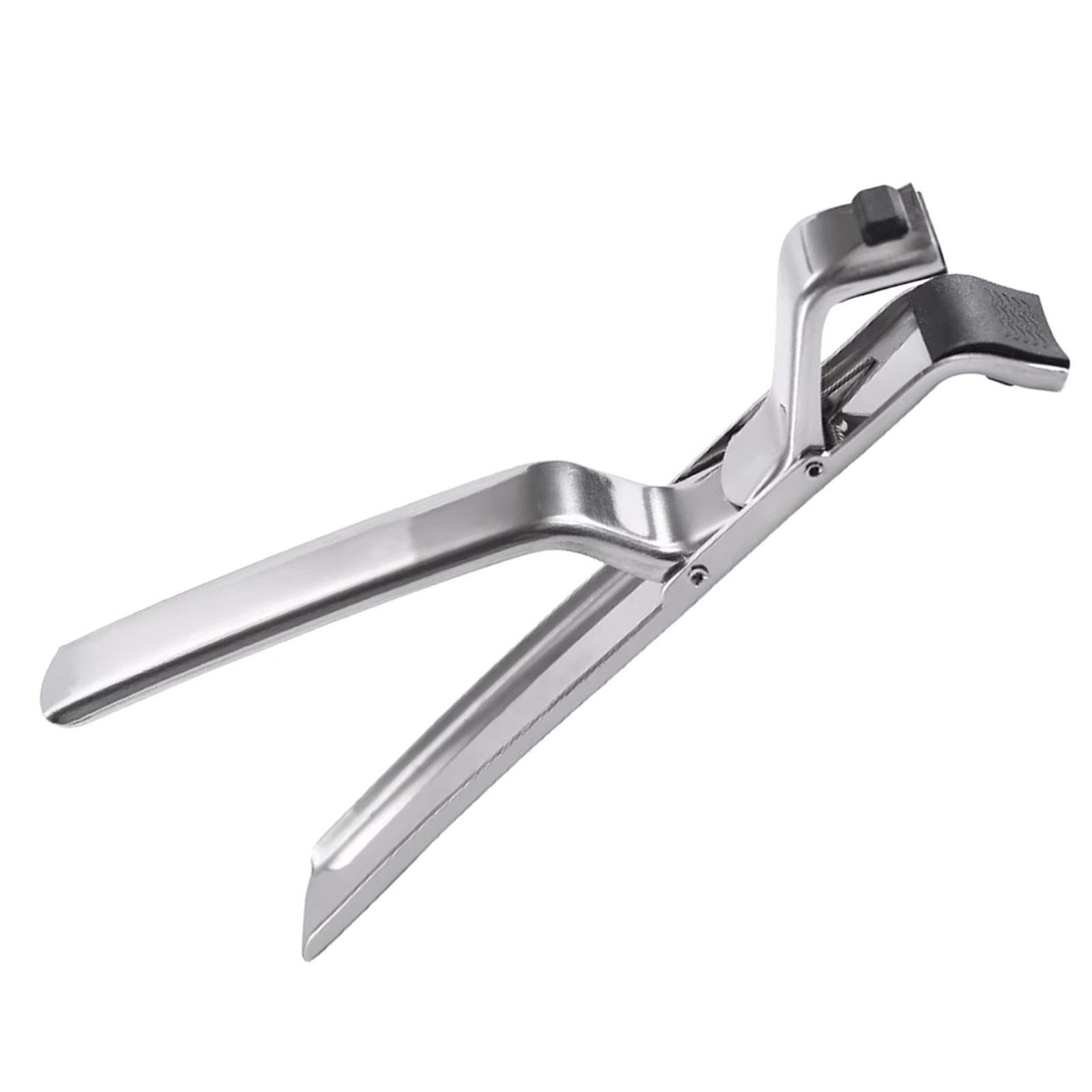 

Термостойкий зажим из нержавеющей стали, захват для горячей посуды для безопасного обращения с горячими блюдами, мисками и сковородами на кухне