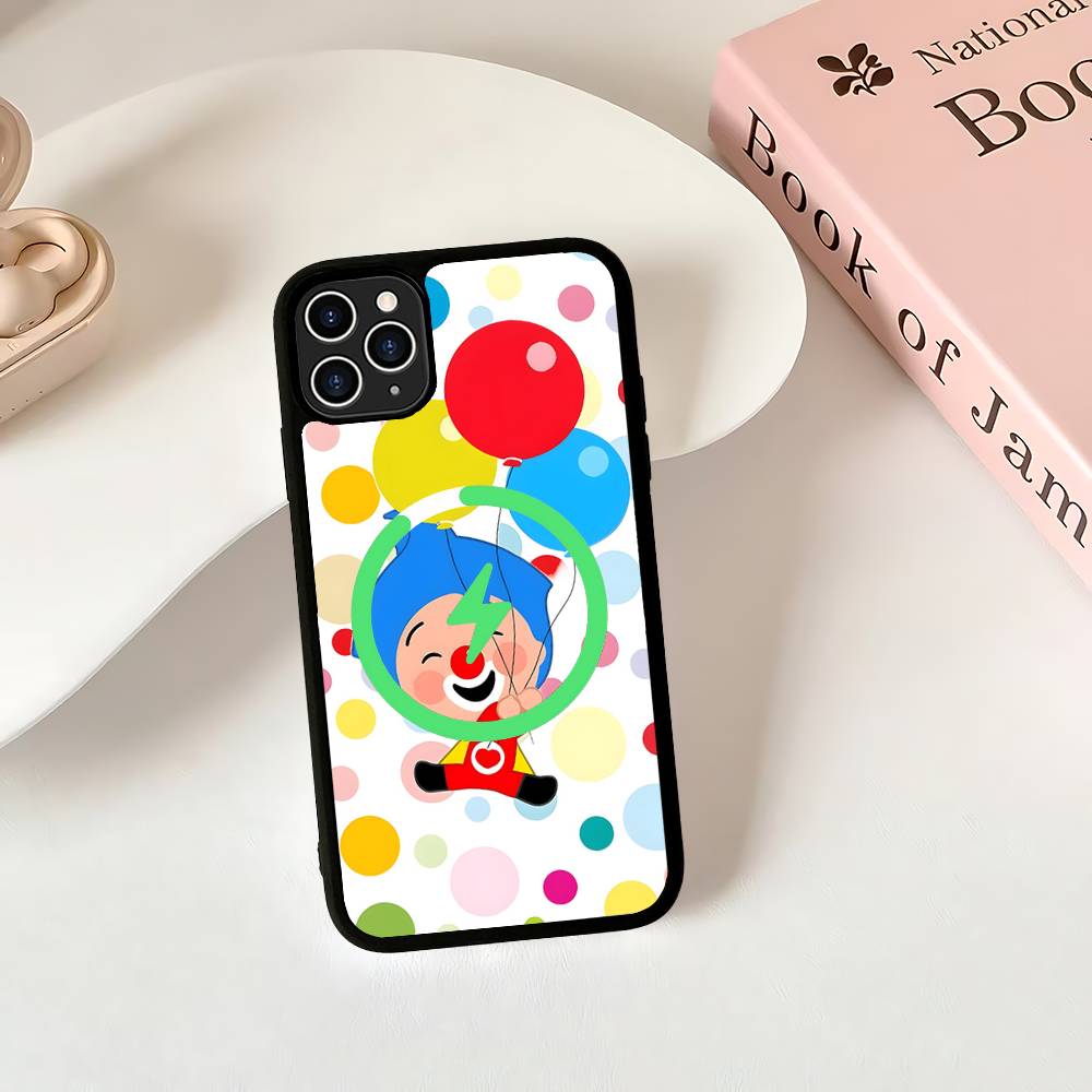 P-Plim P-Plim For Magsafe Magnetic Wireless Phone Case For IPhone 17 16 15 14 Plus 13 12 11 Pro Max Cover