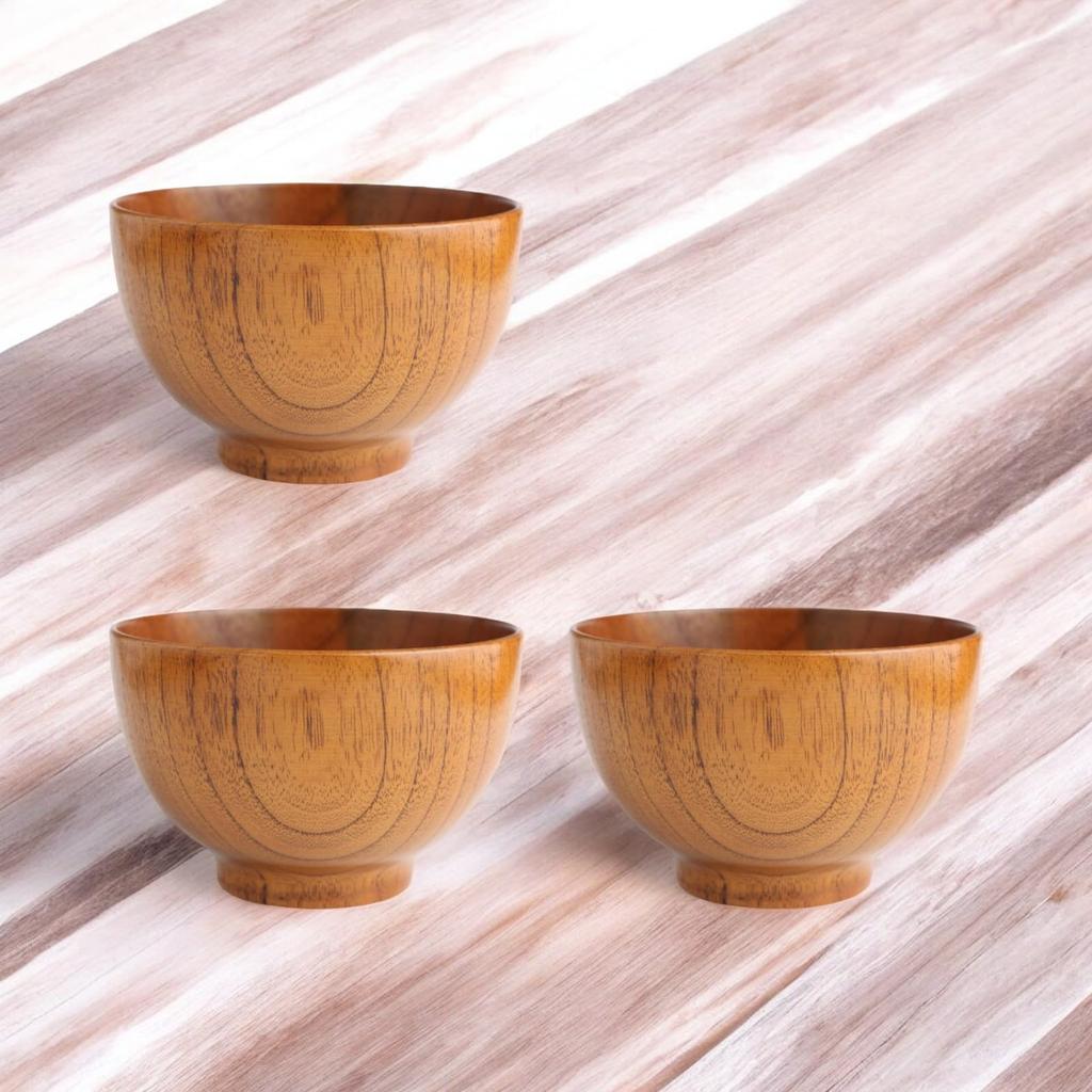 Miso Soup Set of 11cm x Current model J-kitchens Bowls, Wooden, Modern, Yamato, Lacquer, 3, 6.8cm,
