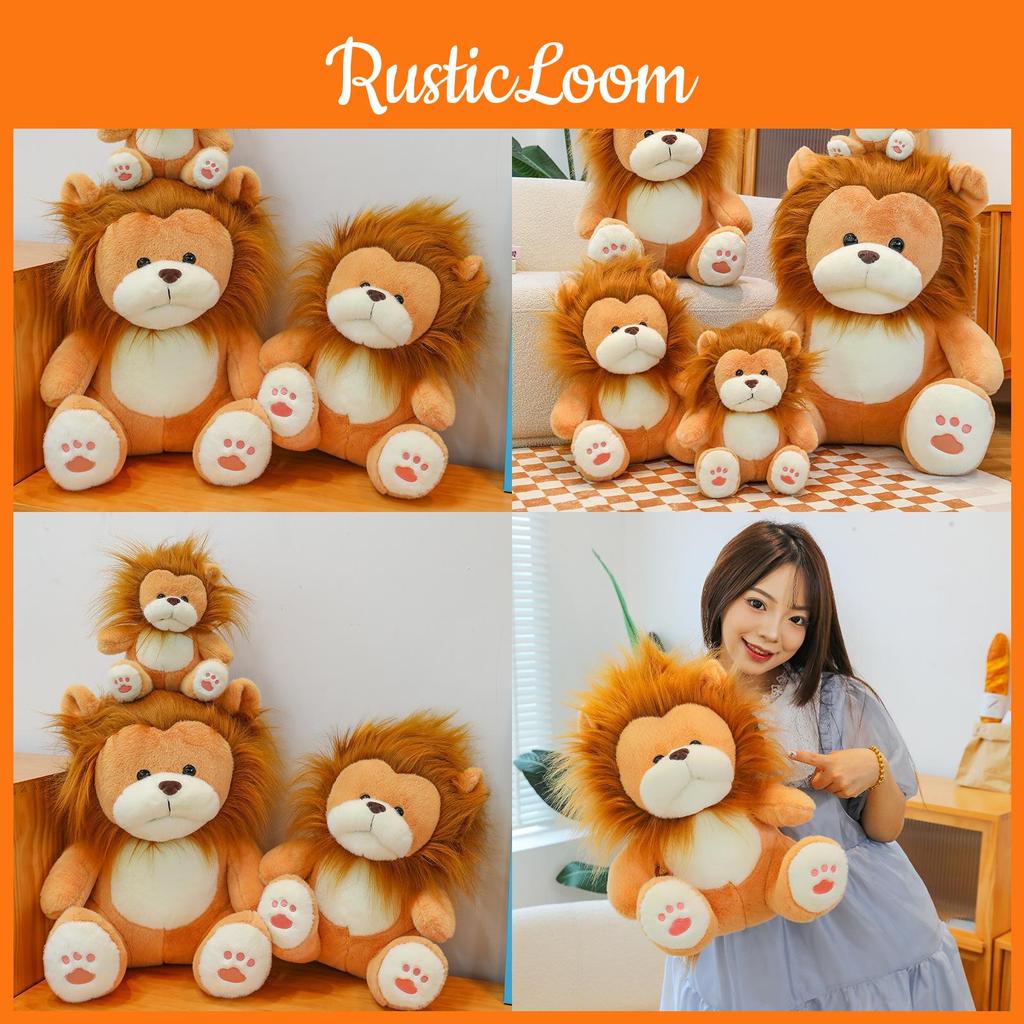 Cartoon Cute Lion Plush Toy Adorable Sleep Pal Girl Children Birthday Gifts