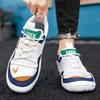 Spring New White Shoes Mesh Breathable Platform Fashionable Stylish Outfit Men's Shoes Lightweight and Comfortable Sneaker